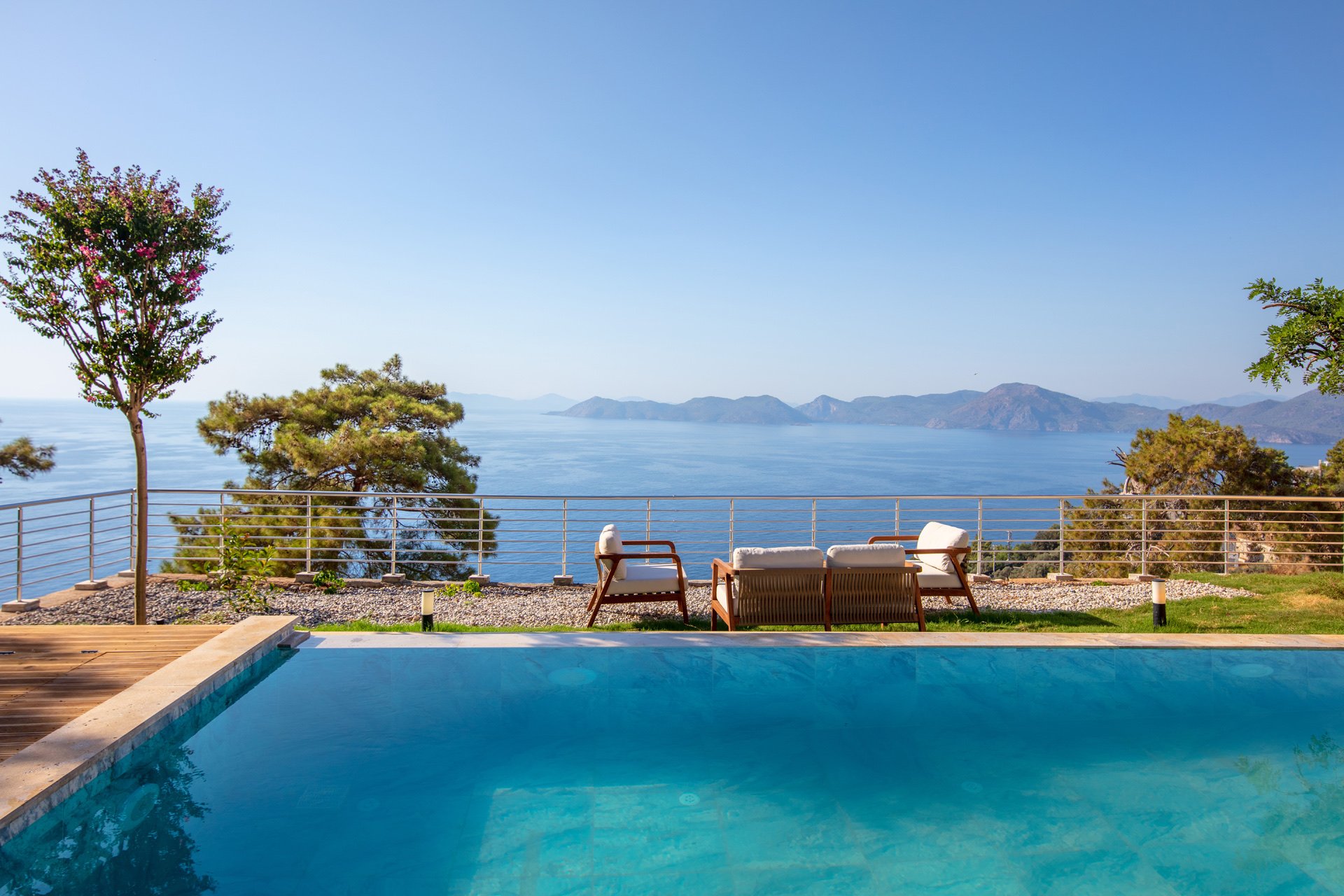 La Luna Faralya Deluxe Villa — bahçe