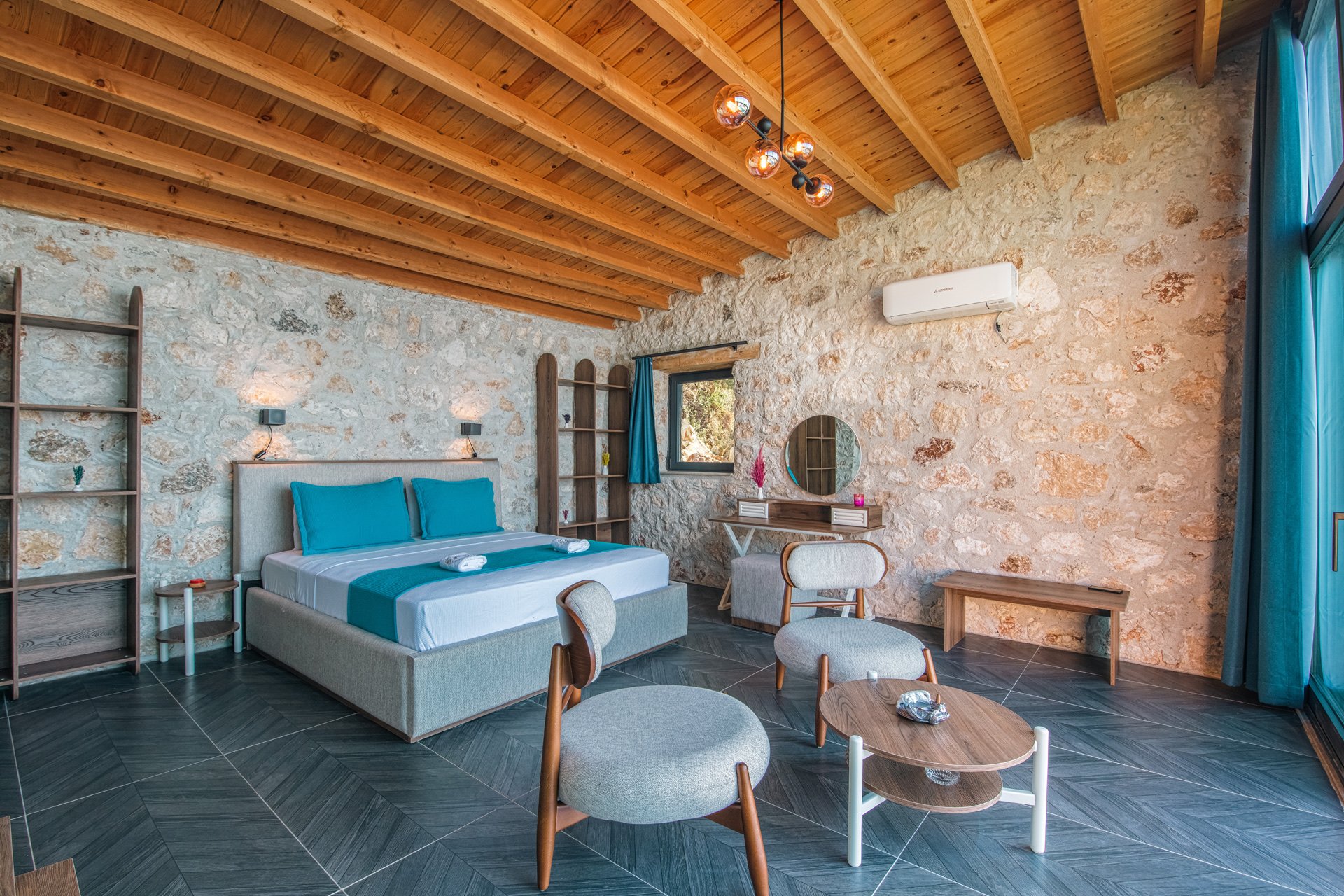La Luna Faralya Deluxe Villa — oda içi